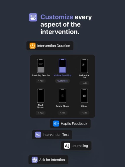 one sec | App Zeitlimit Sperre Tablet-Screenshot7