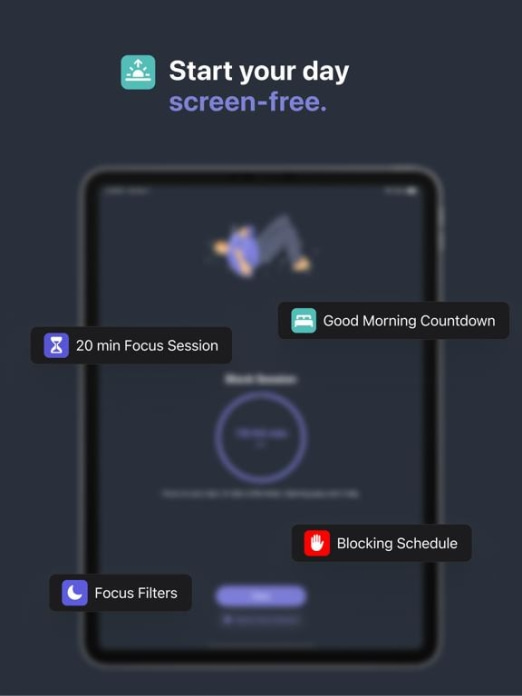 one sec | App Zeitlimit Sperre Tablet-Screenshot8