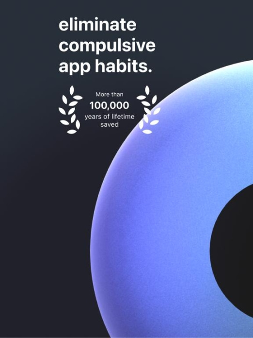 one sec | App Zeitlimit Sperre Tablet-Screenshot