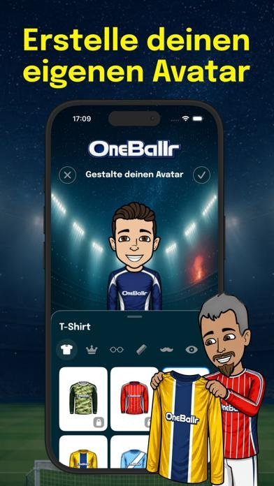 OneBallr - Fu&szlig;ball Quiz Duell Smartphone-Screenshot7