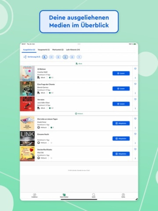 Onleihe 3 Tablet-Screenshot3