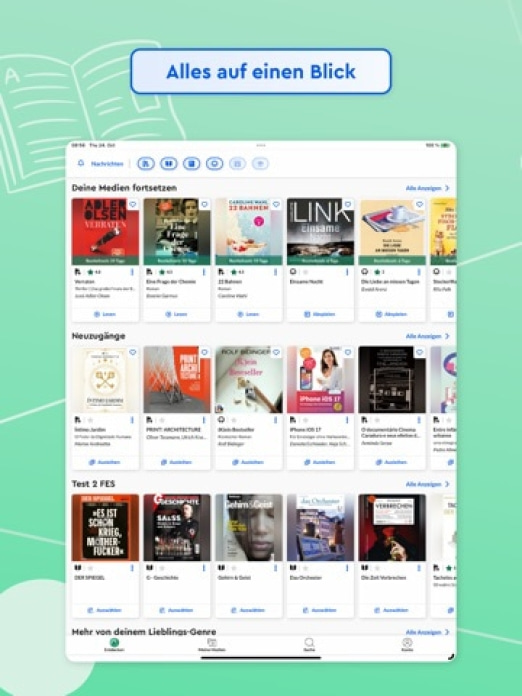 Onleihe 3 Tablet-Screenshot
