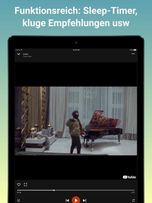 Online Musik & Video Player Tablet-Screenshot6