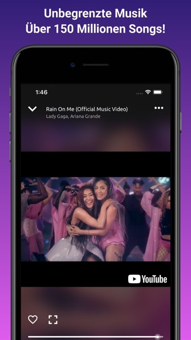 Online Musik & Video Player Smartphone-Screenshot