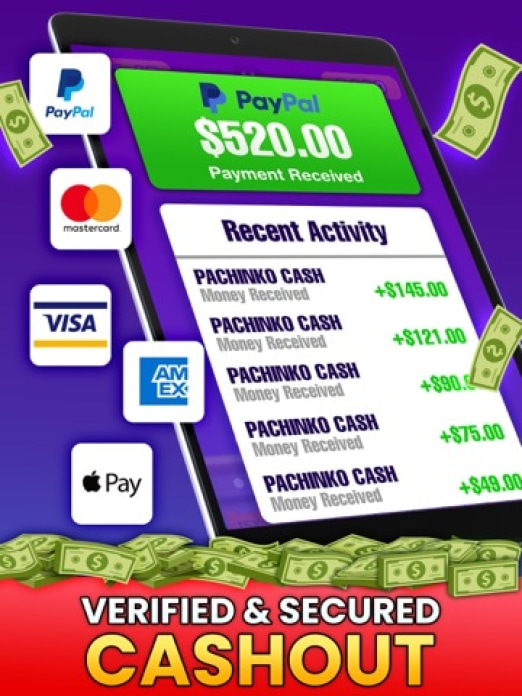 Pachinko Cash – Gewinnen Geld Tablet-Screenshot3