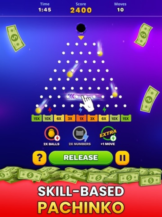 Pachinko Cash – Gewinnen Geld Tablet-Screenshot