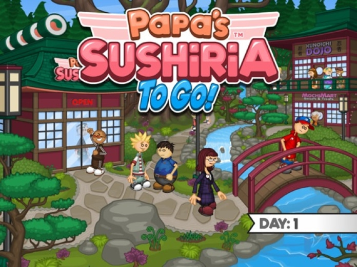 Papa's Sushiria To Go for Phones and Tablets