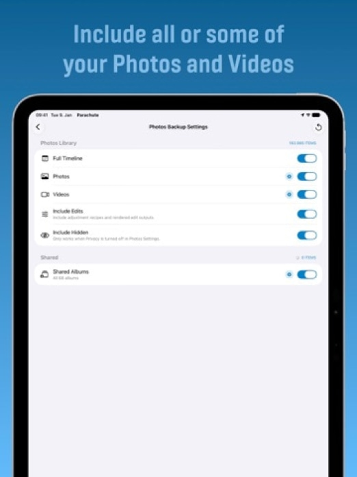 Parachute Backup Mobile Tablet-Screenshot2