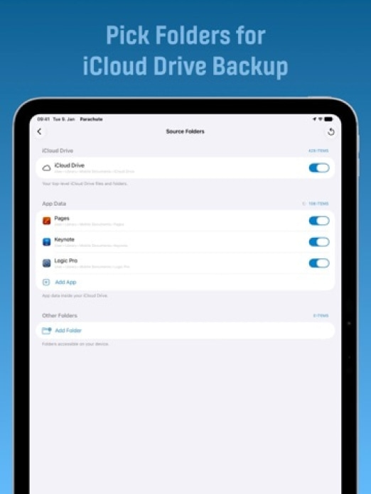 Parachute Backup Mobile Tablet-Screenshot3