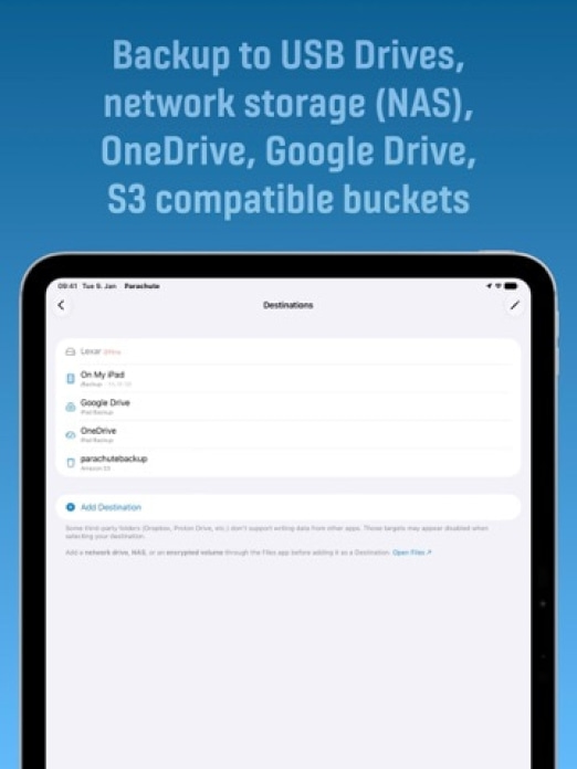 Parachute Backup Mobile Tablet-Screenshot4