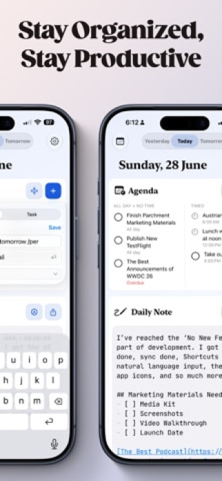 Parchment: Agenda & Daily Note Smartphone-Screenshot5