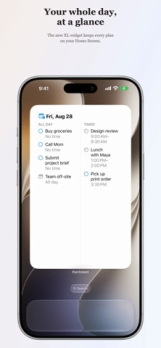 Parchment: Agenda & Daily Note Smartphone-Screenshot7