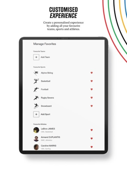 Olympia&trade;: Live-Sport & News Tablet-Screenshot3