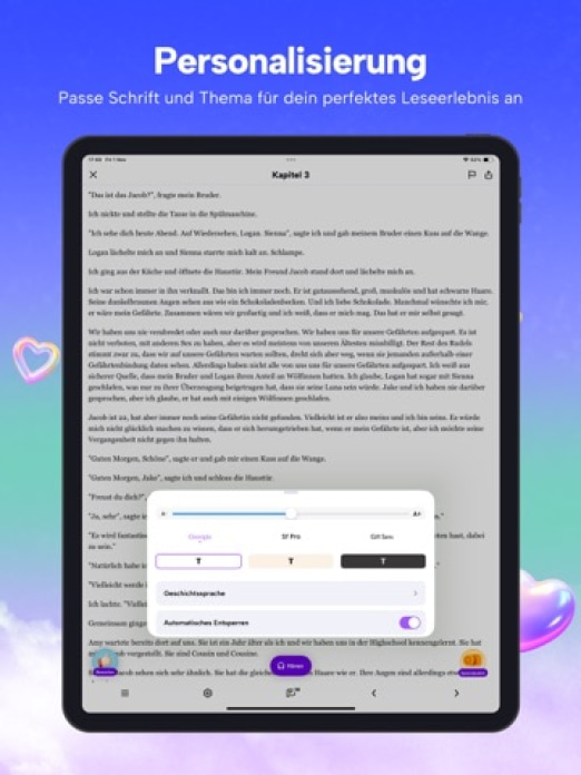 MyPassion: Stories Liebe lesen Tablet-Screenshot5