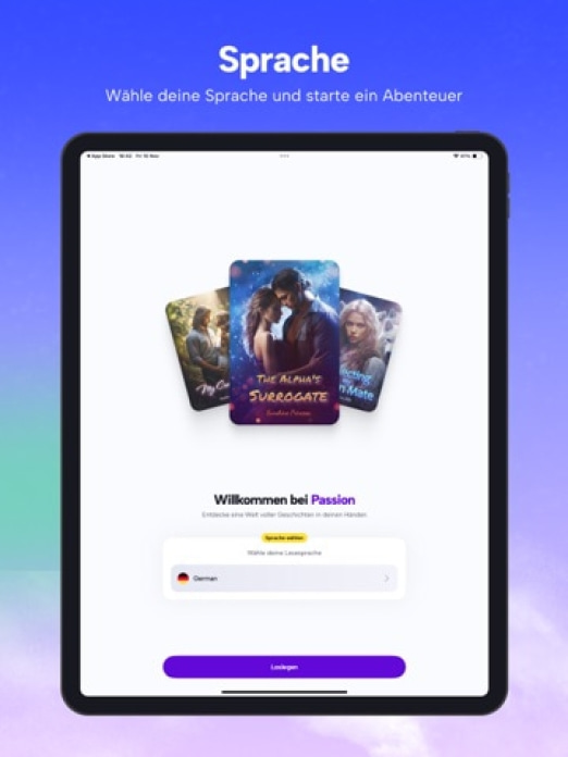 MyPassion: Stories Liebe lesen Tablet-Screenshot6