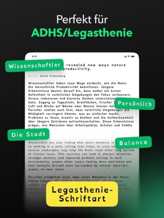 Peech: Text & PDF zu Sprache Tablet-Screenshot7