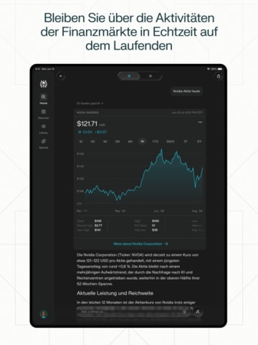 Perplexity - Fragen Sie etwas Tablet-Screenshot9
