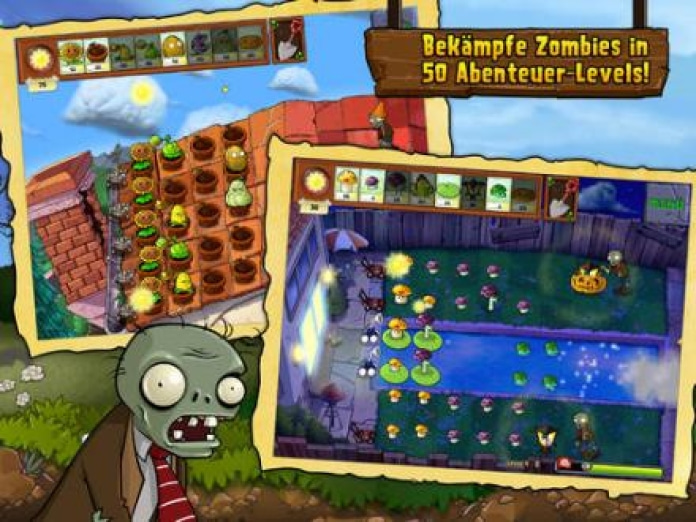 Pflanzen gegen Zombies HD Smartphone-Screenshot2