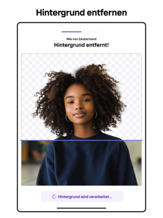 Photoroom: KI Foto Editor Tablet-Screenshot2