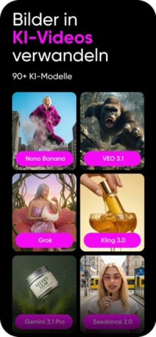Picsart: KI Bilder bearbeiten Smartphone-Screenshot