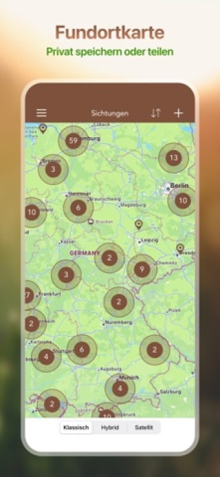 Pilzführer PRO mit Foto ID Smartphone-Screenshot7