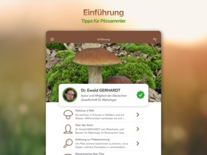 Pilzf&uuml;hrer PRO mit Foto ID Tablet-Screenshot8
