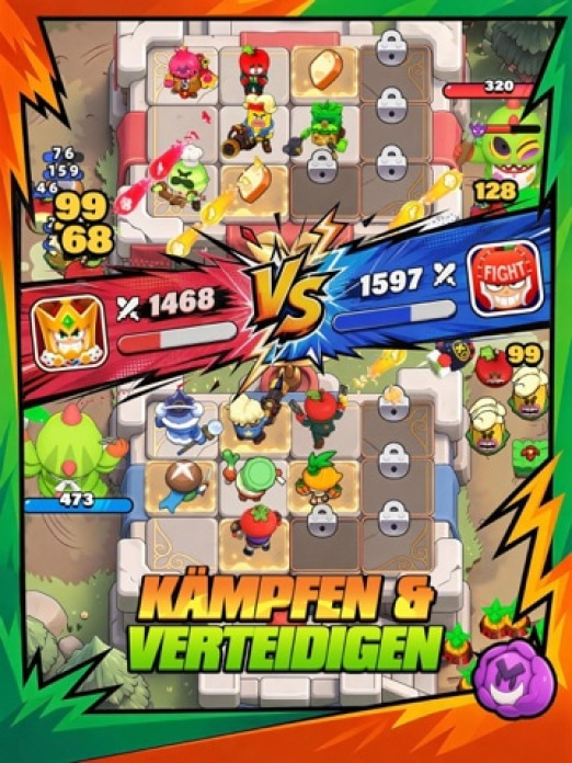 Plants on Fire: Clash & Defend Tablet-Screenshot