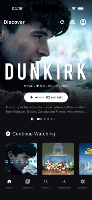 Plezy for Plex & Jellyfin Smartphone-Screenshot