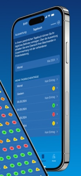Pollenflug-Vorhersage Smartphone-Screenshot3