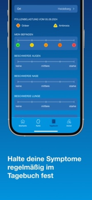 Pollenflug-Vorhersage Smartphone-Screenshot6