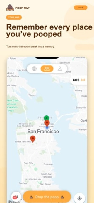 Poop Map - Pin and Track Smartphone-Screenshot5