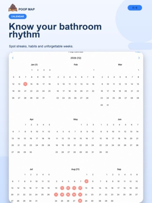 Poop Map - Pin and Track Tablet-Screenshot5