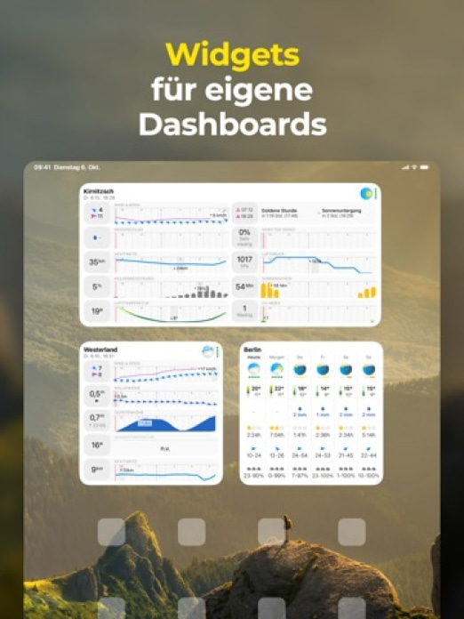 Sonuby: Anpassbare Wetter-App Tablet-Screenshot2