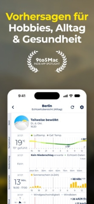 Sonuby: Anpassbare Wetter-App Smartphone-Screenshot
