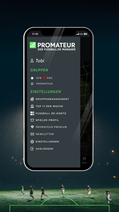 PROMATEUR Smartphone-Screenshot8