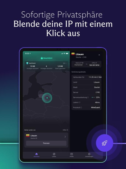 Proton VPN: Fast & Secure Tablet-Screenshot2