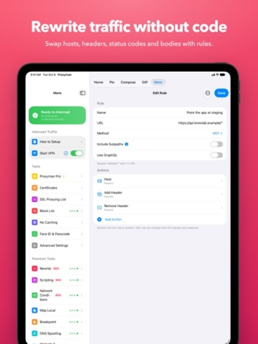 Proxyman - HTTPS erfassen Tablet-Screenshot6