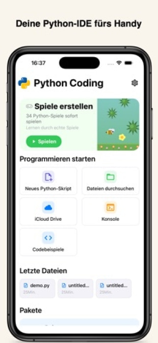 Python Coding – IDE & Editor Smartphone-Screenshot5