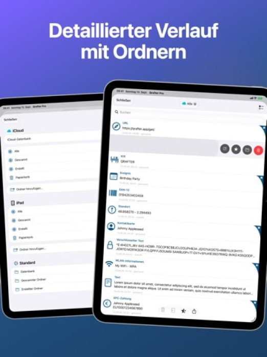 Qrafter Pro: QR Code Scanner Tablet-Screenshot6