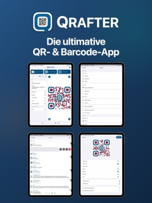 Qrafter Pro: QR Code Scanner Tablet-Screenshot