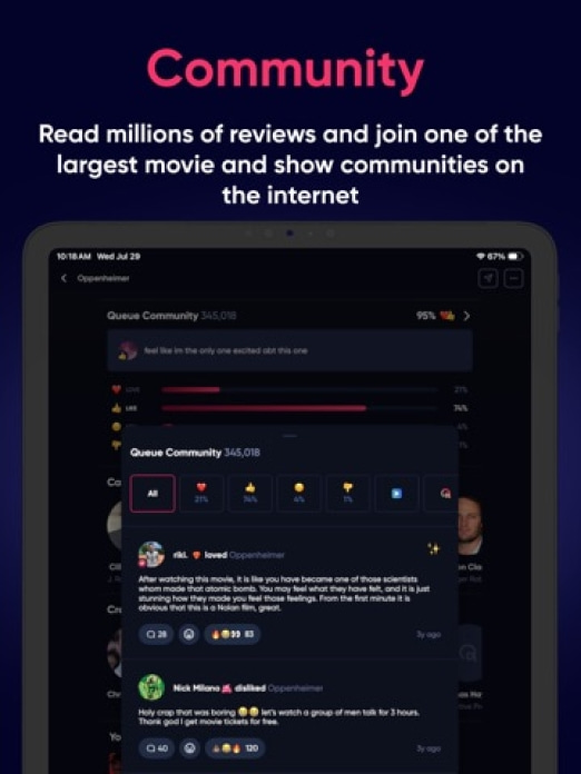 Queue - Find Movies & Shows Tablet-Screenshot3
