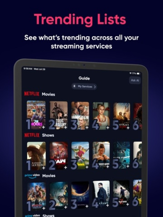 Queue - Find Movies & Shows Tablet-Screenshot4