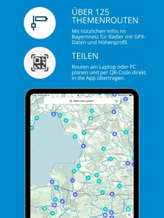 RadroutenPlaner Bayern Tablet-Screenshot4