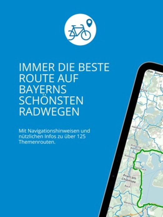 RadroutenPlaner Bayern Tablet-Screenshot