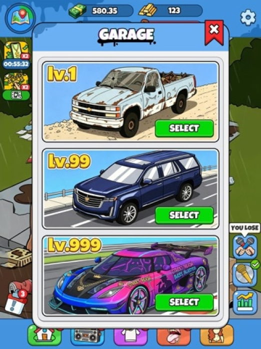 Rap Star:Idle Clicker Tablet-Screenshot