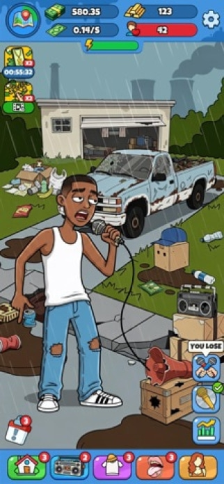 Rap Star:Idle Clicker Smartphone-Screenshot
