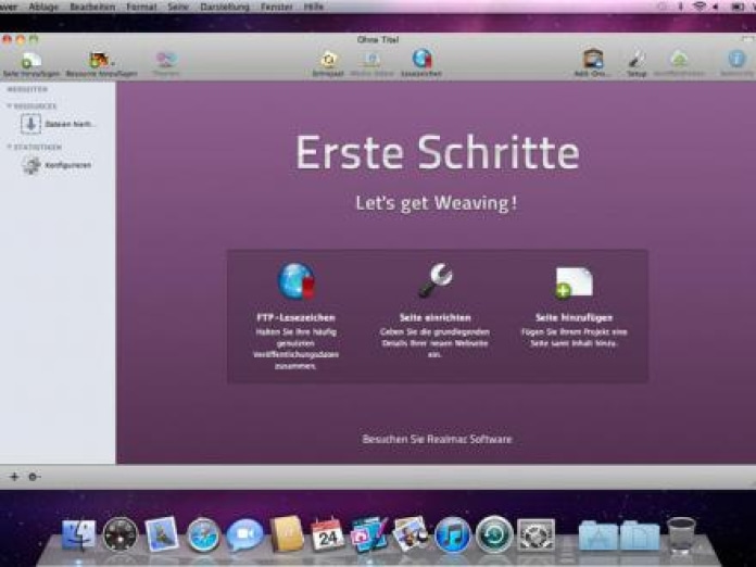 RapidWeaver Smartphone-Screenshot2