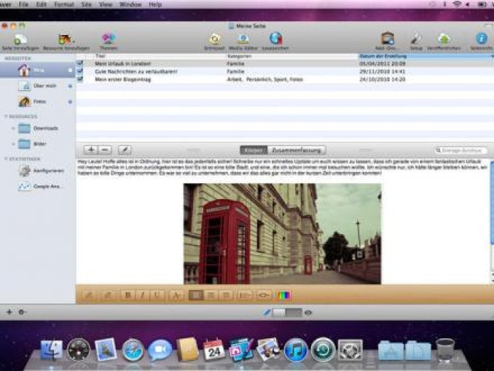 RapidWeaver Smartphone-Screenshot5