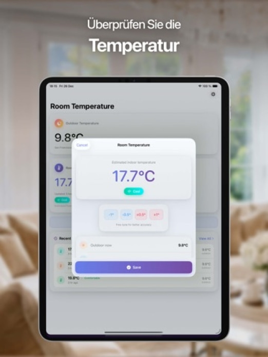 Raumtemperatur Tablet-Screenshot2