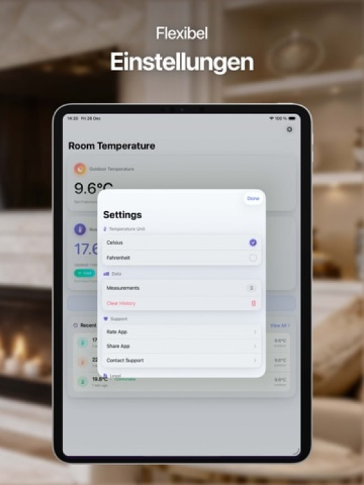 Raumtemperatur Tablet-Screenshot4